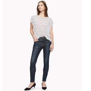 Theory Varinka Linen-Blend Knit Tie-Back Sweater